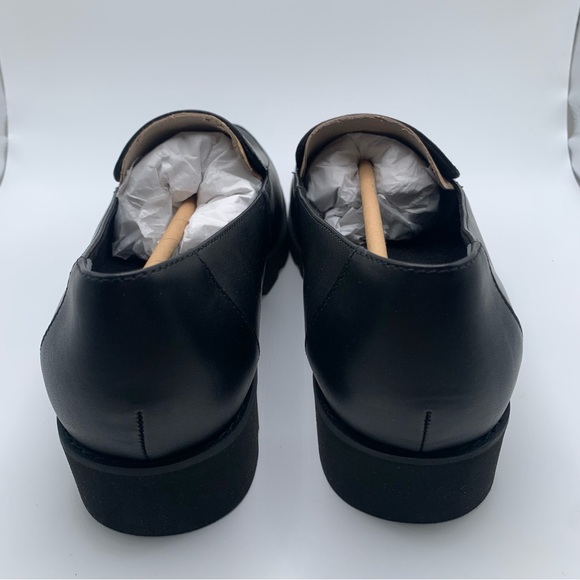 NWOB Vionic Womens Kensley Leather Slip On Loafers size 7 black leather 1083 - Picture 6 of 10